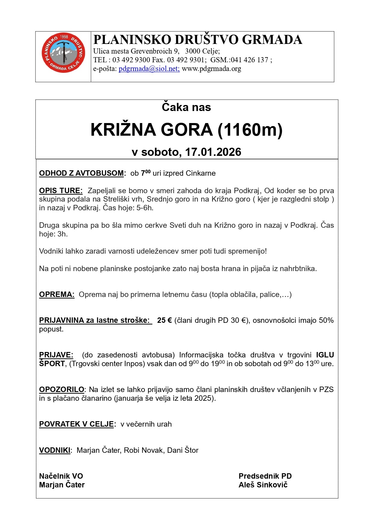 Križna gora